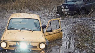 Как он ВЫЖИЛ? Запорожец едет наравне с внедорожниками!