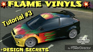 How to do FLAME vinyls in Real Racing 3 - video 3 CC