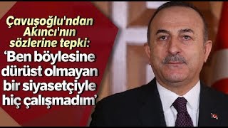 Dışişleri Bakanı Çavuşoğlu'dan KKTC Cumhurbaşkanı Akıncı'ya Sert Sözler