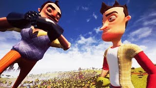 RIESEN SPIELER vs. RIESEN NACHBAR !! | Hello Neighbour BETA 3 UPDATE | [Deutsch/German]