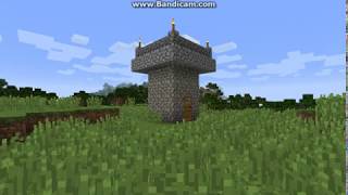 Как построить башню лучника в Minecraft?