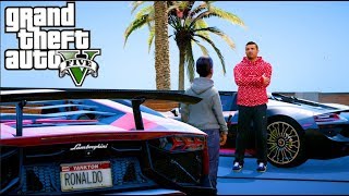 GTA 5 MOD VITA REALE DA BAMBINO #22 - CRISTIANO RONALDO SCOPRE LA LAMBORGHINI SEGRETA DI RONALDO JR!