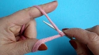 Вязание спицами Урок 13 Итальянский набор петель Knitting cast on