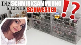 Omg! ?Die SCHMINKSAMMLUNG meiner SCHWESTER ! I XXL-Schminksammlung I Tamtam Beauty