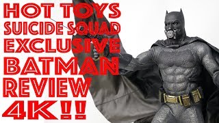 HOT TOYS MMS409 SUICIDE SQUAD EXCLUSIVE BATMAN 1/6 SCALE FIGURE REVIEW 4K
