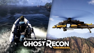 Ghost Recon Wildlands Walkthrough - How to Get the Biggest Helicopter and Boats in Closed Beta!