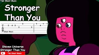 Steven Universe - Stronger Than You Guitar Tutorial