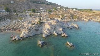 The famous Kolimbithres beach in Paros island, Greece