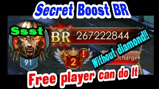 Secret for Boost BR without Diamond, Legacy of Discord!!