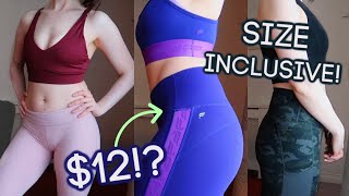 SIZE-INCLUSIVE Workout Clothes Try On Haul + Gym Confidence Chat! | ad