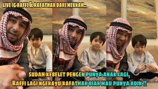 MASYA ALLAH RAFATHAR UNGKAPKAN KEBAHAGIAAN NYA SAMA RAFFI KARENA BISA MELIHAT KA'BAH SECARA LANGSUNG