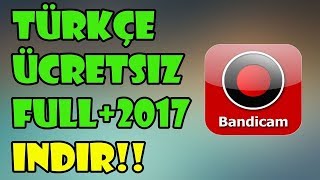 Bandicam Full Yapma Türkçe 2018 !