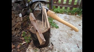 Лучина Как и из чего колоть щипать для растопки печи