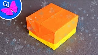 Оригами из бумаги КОРОБОЧКА С КРЫШКОЙ