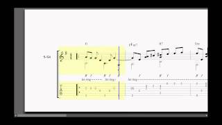 The  Beatles- Yesterday (Arreglo para guitarra,Tabs y partitura)