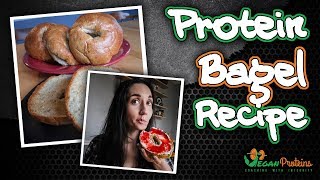 Vegan Protein Bagel Recipe | Vegan Proteins