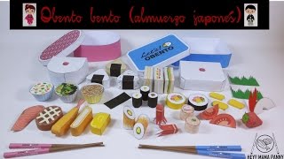 Obento bento (almuerzo japonés)