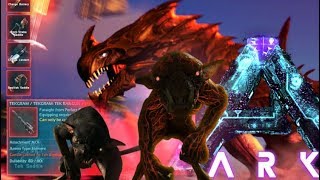 ARK Aberration - TAMED REAPER KING, ALL ABERRATION ITEMS! TEK RAILGUN, NAMELESS SWARM! - Gameplay