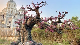 CÂY ĐÀO KHỦNG làm bằng các loại đá quý, nặng hơn 2 tấn được rao giá nửa tỉ đồng