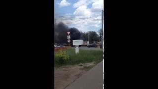 Пожар в Нижнем Новгороде: сгорела "Газель"