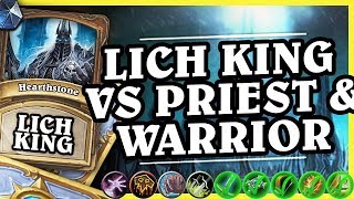 LODOWA KORONA: LICH KING VS PRIEST & WARRIOR - Hearthstone