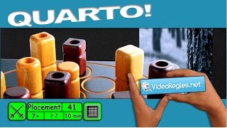 La vidéorègle du jeu " Quarto " par Yahndrev (#41a) (+sub)