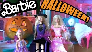 Барби все серии подряд Halloween (1 - 4 серии), в доме мечты Barbie завелось привидение