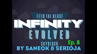 Серия #8-Простая автоматизация,комбайн!Выживание на сборке FTB Infinity Evolved Skyblock