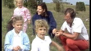Swedish Royal Family  Kungafamiljen på Öland 1984 Carl Philip Victoria Madeleine