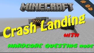 Crash Landing #6. Подвал маньяка. Хардкорное выживание с Hardcore Questing Mode в minecraft.