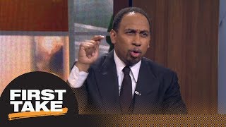 Stephen A. Smith goes off about LeBron James vs. Celtics without Kyrie Irving | First Take | ESPN