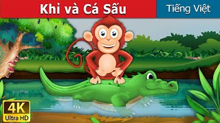 Khỉ và Cá Sấu | Chuyen co tich | Truyện cổ tích | Truyện cổ tích việt nam