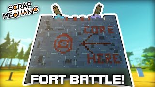 2v2 Multiplayer Box Fort Battle! (Scrap Mechanic #289)
