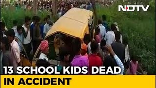 13 Children Killed After Train Hits School Bus In Uttar Pradesh's Kushinagar