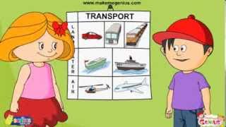 Transport  for kids -Means and Modes