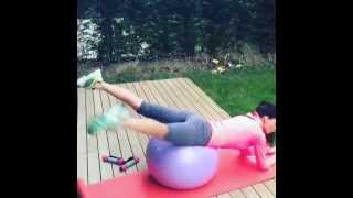 Ebru Şallı ile plates pilates(kalça sıkılaştırma)