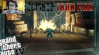 GTA 4 Iron Man Mod vs Zombie Mod - Igor Armor Suit vs Zombie Horde