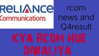 Rcom share news and Q4 result