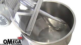 Ζυμωτήριο Πιτσαρίας - Αρτοποιίας Σταθερός Κάδος 1 Ταχύτητα - Spiral Dough Mixer 45 Ltr -Fixed Bowl