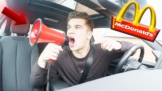 McDonalds PRANK | MEGAPHONE IM DRIVE SORGT FÜR STRESS