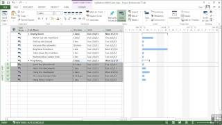 Microsoft Project 2013 Tutorial | Organizing Tasks Into Logical Groups