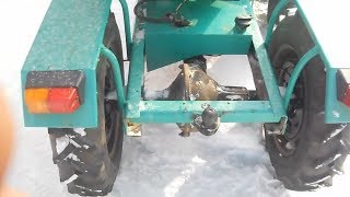 Самодельный трактор-переломка мини Т-150