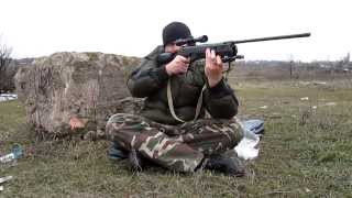 Пневматическая винтовка Crosman TR77 NP. Стрельба по мишеням.