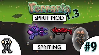 Terraria 1.3.1 New Items - Spirit Mod - Spriting - Elemental Guns