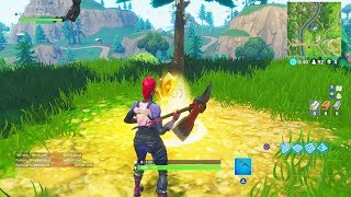 Search between a Metal Bridge, Three Billboards, and a Crashed Bus Fortnite Location!