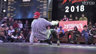 Yosh + Uzee Rock vs Tenbird + Bboy T (2vs2 Top 16) - Bomb Jam 2018