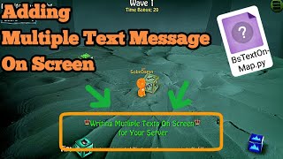 How to Add Multiple Text On Screen For Server |BombSquad Mods|