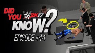 WWE 2K17 Did You Know? Break Steel Chairs, Leftover Commentary & More! (Episode 44)