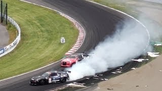 【2014 D1GP 鈴鹿】　川畑真人 R35 GT-R VS 時田雅義 GRS184 クラウン