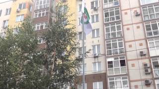 Поднятие флага лицея №40